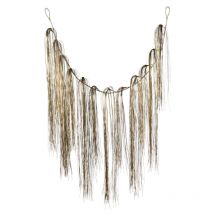 Guirlande de tinsel artificielle à suspendre - or g