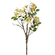 Branche de gloxinia artificielle 90 cm - jaune