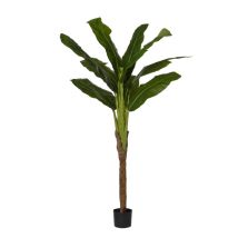 Bananier artificiel en pot pp - vert