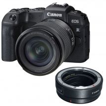 Canon EOS RP Mirrorless Camera with RF 24-105mm f/4-7.1 IS STM Lens with EF-EOS R mount adapter