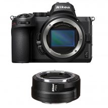 Nikon Z5 Mirrorless Camera Body with FTZ II Mount Adapter