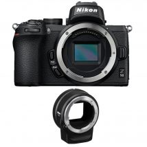 Nikon Z50 Mirrorless Camera Body with FTZ II mount adapter