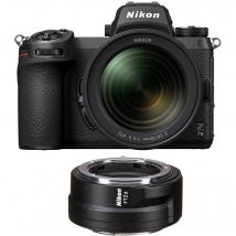 Nikon Z7 II Mirrorless Camera with Z 24&#45;70mm f&#47;4 S Lens with FTZ II mount adapter