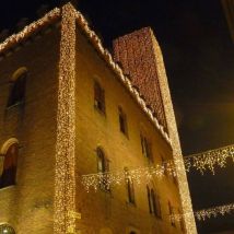 guirlande lumineuse 1000 led 100m animée blanc chaud télécommande IP44 Smart Connect Lotti