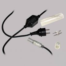 Kit d'Alimentation pour cordon lumineux Leblanc câble noir