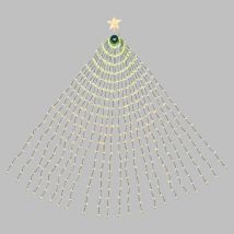 Rideau Manteau LED multicolores pour sapins 240cm 440 gouttes de Lumière PIXEL LED Lotti