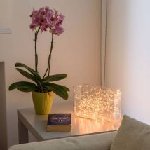 Cascade H100cm 300 MicroLED blahc chaud TRADITIONAL Ø1,5mm Lotti
