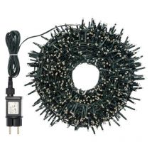 Guirlande Mini-BOA 20M Ø6cm 1000 LED blanc chaud Multi-FLASH Diamond Lotti