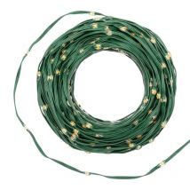 Guirlande 400 gouttes LED blanc chaud 30m câble Vert 8 programmes Lotti