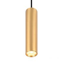 Suspension tube cylindrique GENESIS Noir/Or 1x GU10