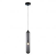 Suspension tube cylindrique Pax noir 1xG9