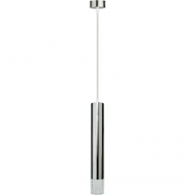 Suspension tube cylindrique TUBI chromée 1x GU10
