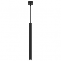 Suspension tube cylindrique MONZA BLACK 1x G9 max. 8W LED