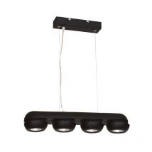 Suspension barre quadruple spot ovale FLARE 40W LED