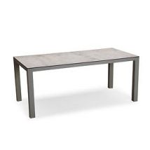 Alu-Tisch rechteckig anthrazit 160x90
