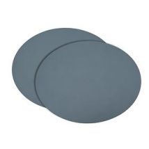 Platzset 2er-Set 'tableMAT' hellblau oval