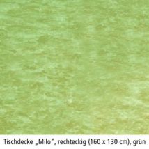 Tischdecke 'Milo', rechteckig, 160 x 130 cm, grün