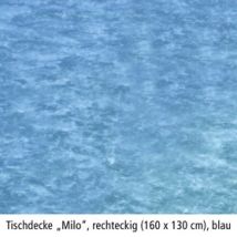 Tischdecke 'Milo' 160x130 cm blau