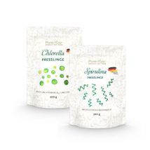 Chlorella Presslinge 300 g (Deutschland), (Roh) & Spirulina Presslinge 300 g (Deutschland), (Roh)