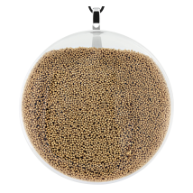 Pendentif en verre soufflé - Galet Giga Billes