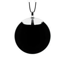 Pendentif en verre soufflé - Galet Mini Milk