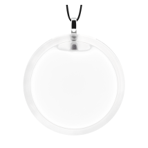 Pendentif en verre soufflé - Cachou Giga Milk