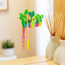 Support porte 2 brosses à dents - Ani-toothi