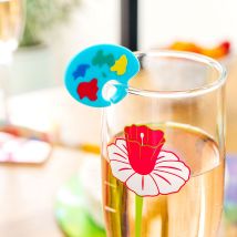 Set de 6 marqueurs de verre - Happy Markers Palette