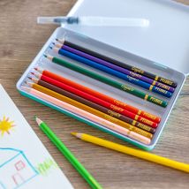 Boite de 12 crayons aquarellables - Crayal'o