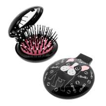 Spazzola per capelli con specchio - Lady Retro Bambini Bulldog