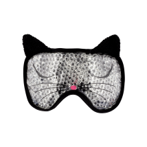 Schlafmaske - My pearls Black Cat