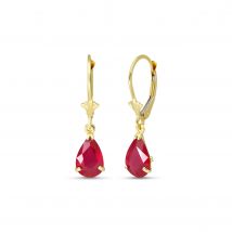 Ruby Katrina Belle Drop Earrings in 9ct Gold