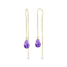 Amethyst Joanne Dimensional Earrings in 9ct Gold