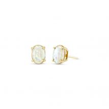 Opal Barcelona Stud Earrings in 9ct Gold