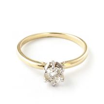 Diamond Solitaire Ring 0.4ct in 18ct Gold