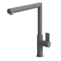 Rubinetto Miscelatore Cucina Elleci Ares Metaltek Grigio Titanium MMKARE73