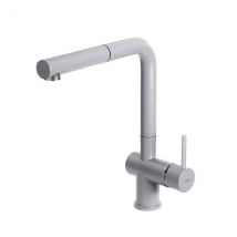 Rubinetto Miscelatore Cucina Elleci Stream Plus Metaltek Grigio Aluminium MMKSTP79