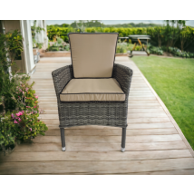 Back Cushion for Cambridge stackable Chair in Coffee Cream - Cambridge - Rattan Direct