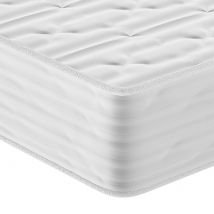 Memory Foam Pocket Spring Mattress Hybrid Mattresses Medium Firm with Breathable Knitted Fabric, Double (135x190x25cm)