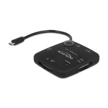 Delock Micro USB OTG Kartenleser + 3 Port USB
