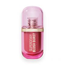 Revolution Superdewy Liquid Blush Burst Strawberry Milkshake Cool Pink