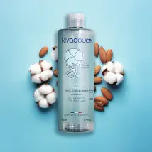 Shampoing Douche Coton & Amande 3en1 - 400ml - Nettoie, hydrate et protège - Tous types de peaux - 97% d'ingrédients naturels - Rivadouce