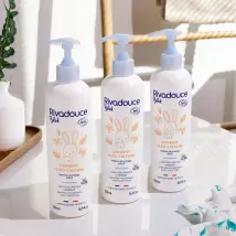 Lot De 3 Liniments Nettoyant Bébé 500ml - Change - Peaux sensibles - Certifié bio et 100% d'ingrédients naturels - Rivadouce