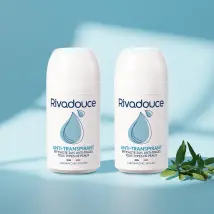 Lot De 2 Anti-transpirant Bille - Déodorant bille efficacité 24h - Tous types de peaux - 2 x 50ml - Sans alcool - Rivadouce