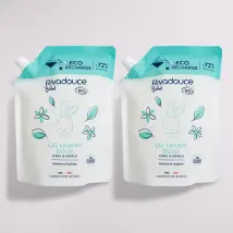 Lot Recharge Gel Lavant Doux Bebe 2*750ml - Rivadouce