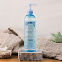 Eau Nettoyante Bébé 500ml - Toilette & change - Peaux sensibles - Certifié bio et 99% d'ingrédients d'origine naturelle - Rivadouce