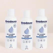 Lot De 3 Gels Hygiène Intime 250ml - Nettoie et apaise - Tous types de peaux - 99% d'ingrédients naturels - Rivadouce