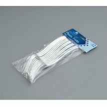 Essential Housewares Silver Plastic Forks - 12 Pack