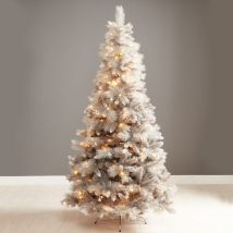 7ft Robert Dyas Norfolk Grey Shimmer Christmas Tree