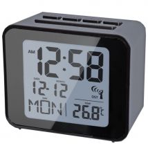 Acctim Radio Controlled Alarm Clock - Black